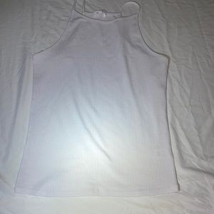 Style & co halter tank top. Large. White.